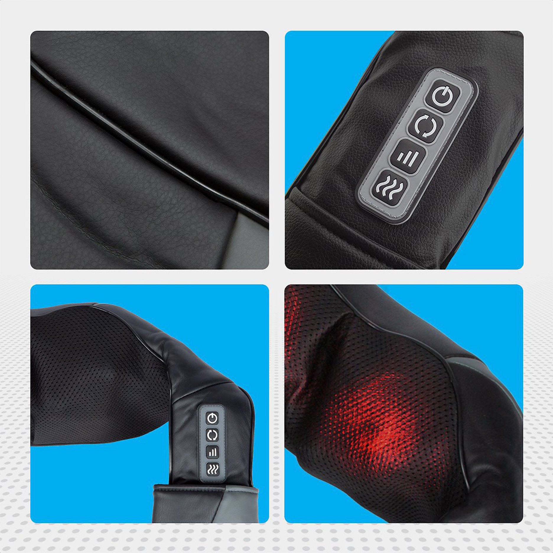 Nakke- og rygmassageapparat